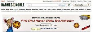 B&N if you give a mouse a cookie
