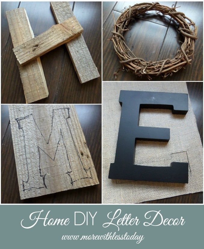 Home Decor Letters