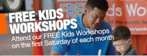 home depot free kids workshops