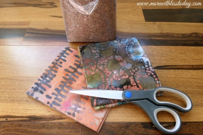 sew a Homemade Heating Pad DIY steps