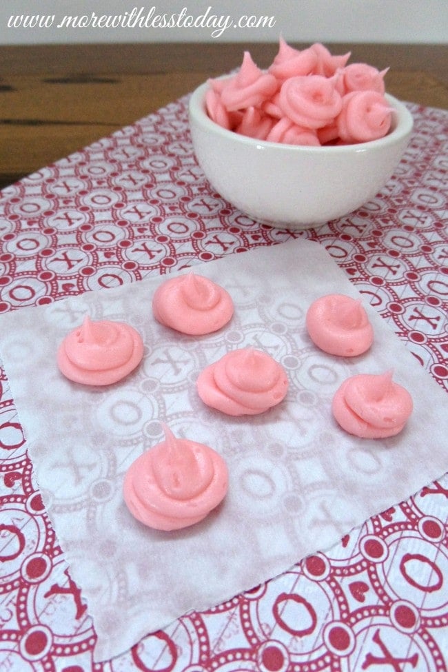 homemade Valentine Candy Cinnamon Valentine Candy Kisses - Easy Meringue Cookies