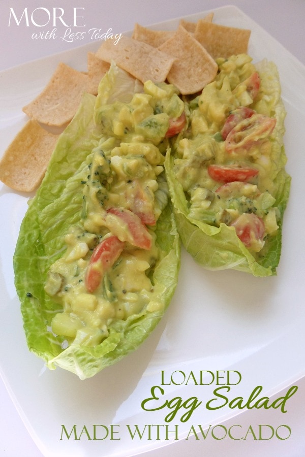 Looking for a healthy egg salad recipe? We added avocado to our egg salad recipe and everyone loves it. Get our ingredients list and try it!