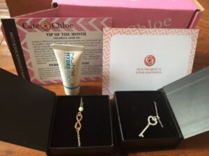 Cate & Chloe jewelry subscription boxes