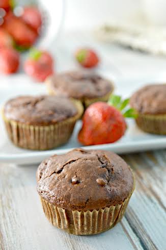 Chocolate Strawberry Muffins Recipe