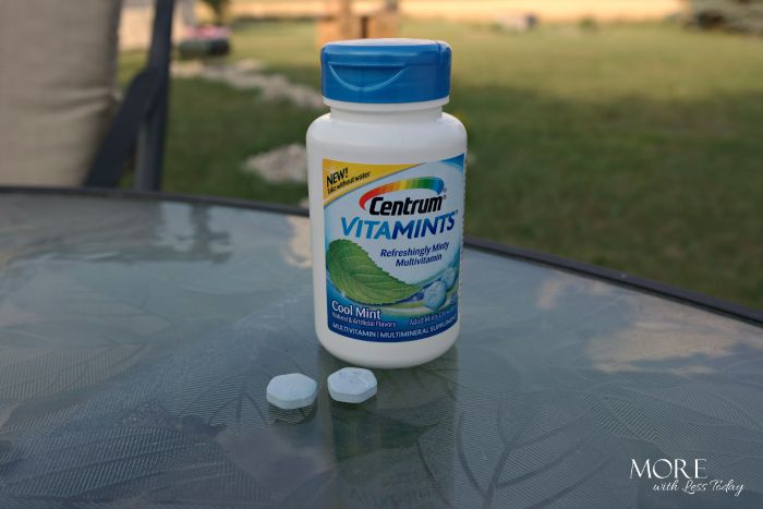 Centrum® new VitaMints® chewable vitamin with a minty taste, new Centrum® VitaMints®