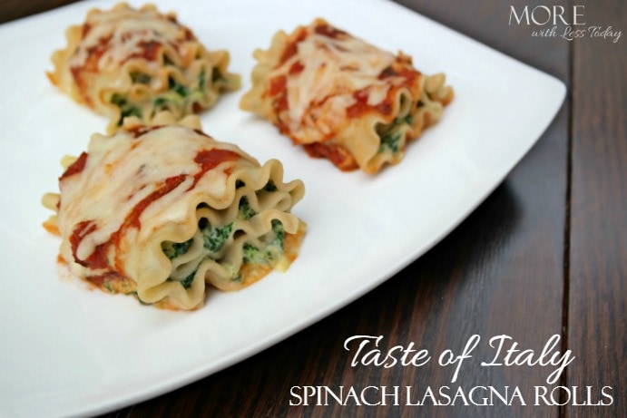 For a new twist on Italian food, try these Spinach Lasagna Rolls. They are so easy and everyone loves them, plus they make great leftovers.