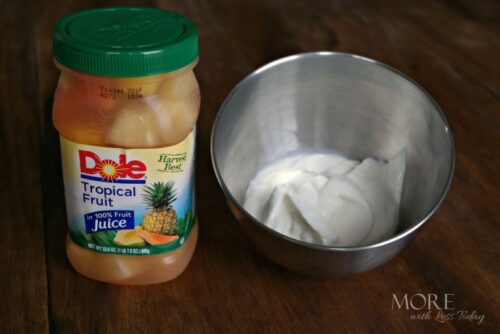 Tropical Fruit Frozen Yogurt Bites