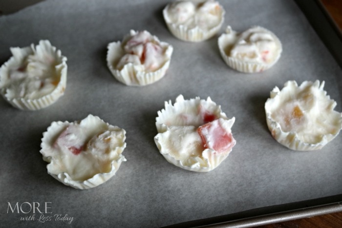 snack made with Greek Yogurt and fruit