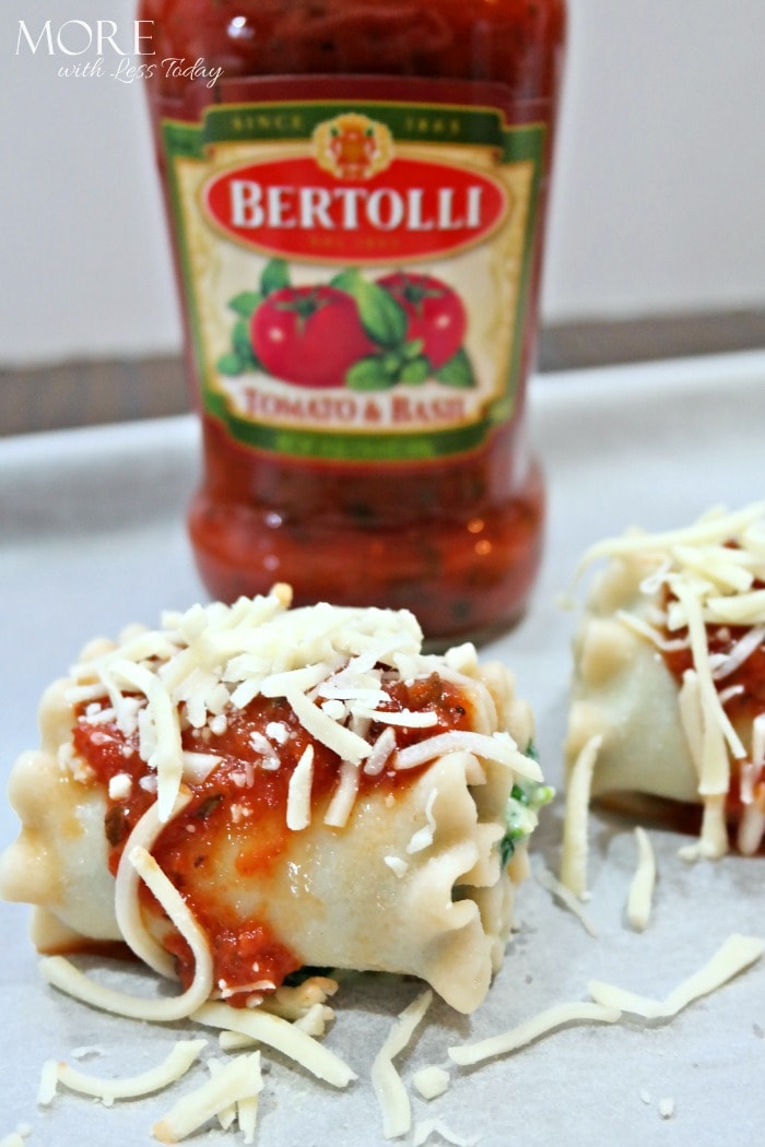 Lasagna Rolls with Spinach 