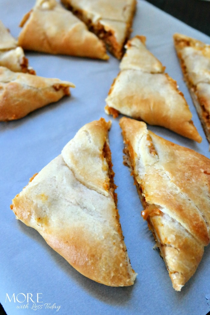 Pumpkin Cream Cheese Turnovers with Pillsbury Crescent Rolls