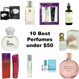 10 best perfumes under $50, top rated perfumes, fragrance gifts, gifts for women under $50, top perfumes on Amazon.com