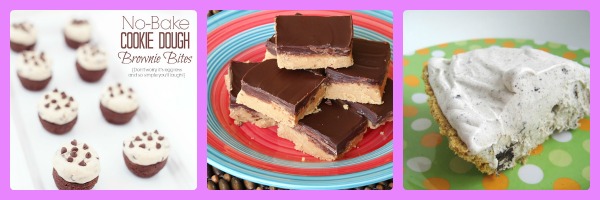 3 easy no bake recipes including cookie dough bites
