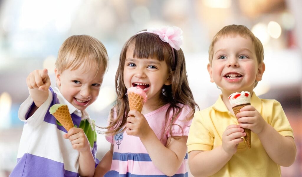 children's party ideas - ice cream bar theme