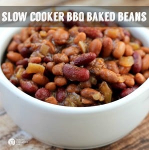 Slow Cooker BBQ Baked Beans- Today's Creative Life