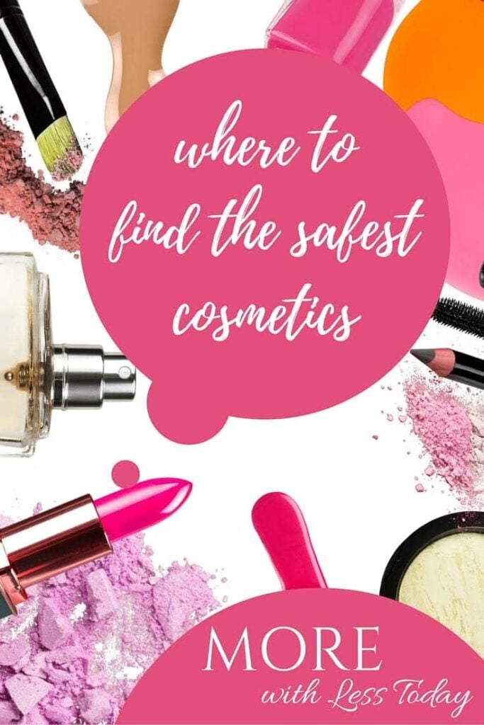 If you want to know where to find the safest cosmetic products, we found a free database you can access by the type and brand of cosmetic or beauty product. 