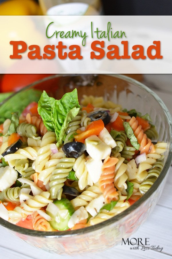 Creamy Italian Pasta Salad - Perfect Summer Recipe