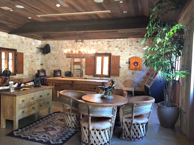 Holman Ranch game room