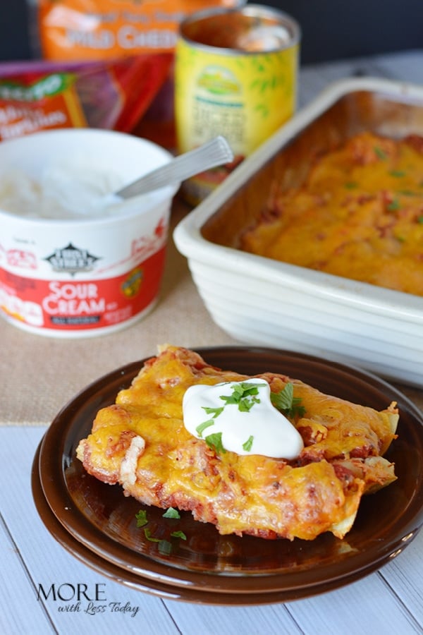 Easy Chicken Enchiladas