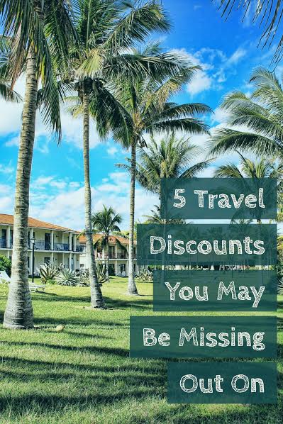 Are you looking to save some money when you travel? Here are 5 travel discounts you may be missing out on. Did you know about all of these ways to save?