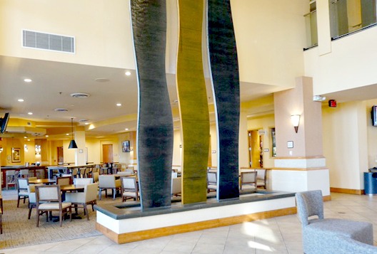 Embassy Suites Phoenix-Scottsdale lobby fountain