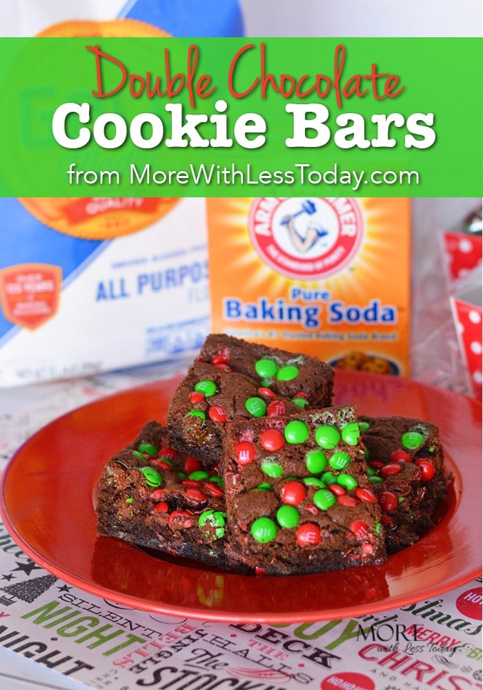 Double Chocolate Cookie Bars recipe with Walmart quality ingredients