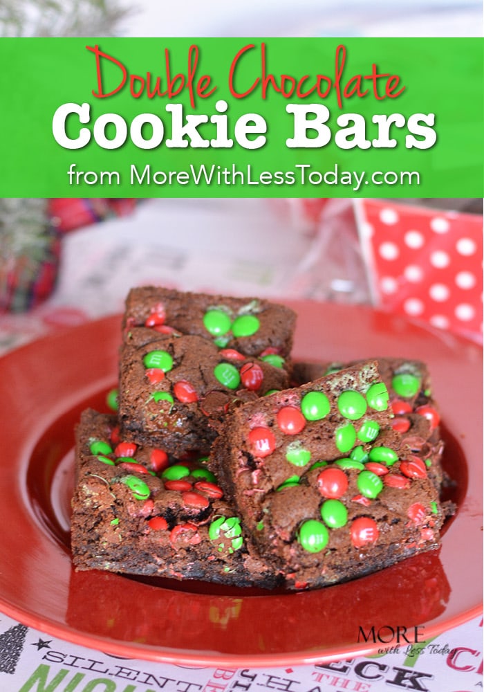 Are you looking a baking recipe for the holidays? This Double Chocolate Cookie Bar recipe uses quality ingredients found at Walmart.