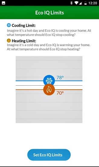 Eco IQ Wiser thermostat