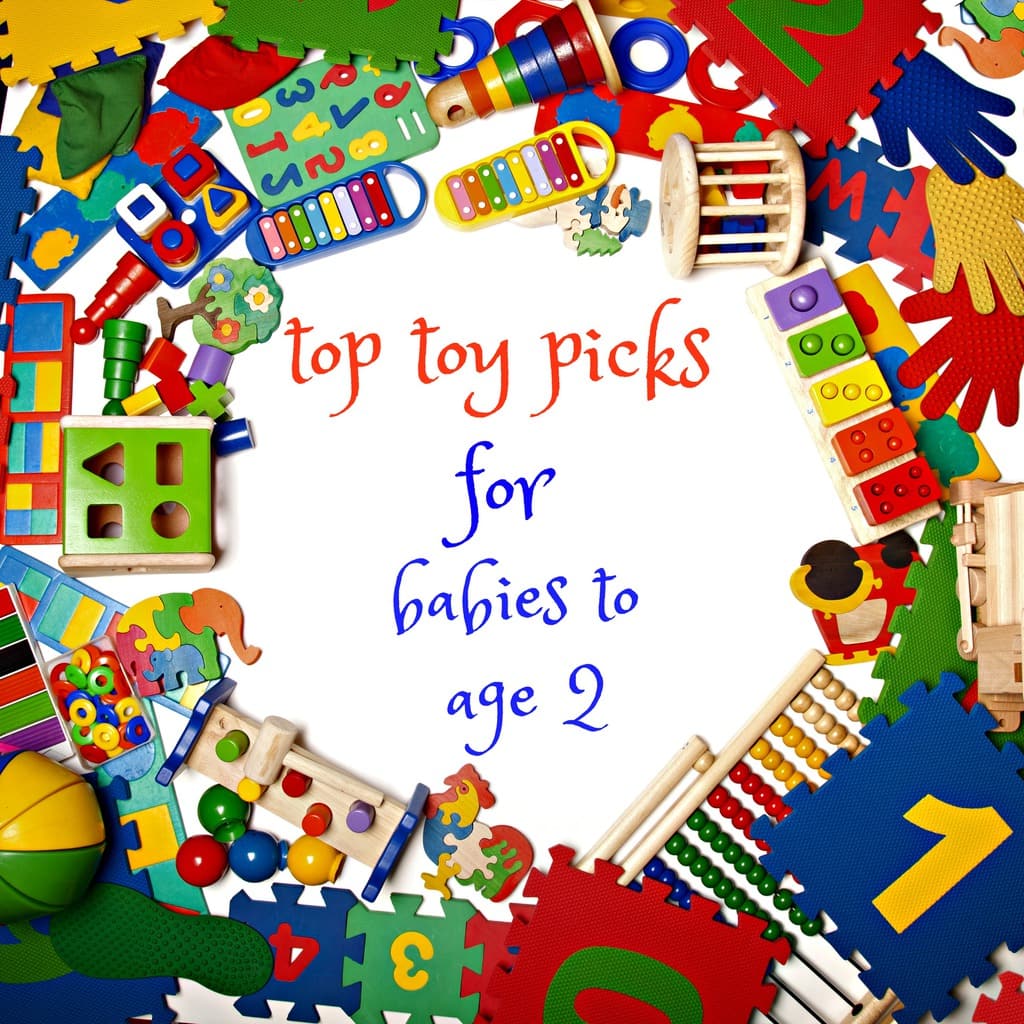 Gift Guide Toy List for Newborn to Age 2 by Price Point