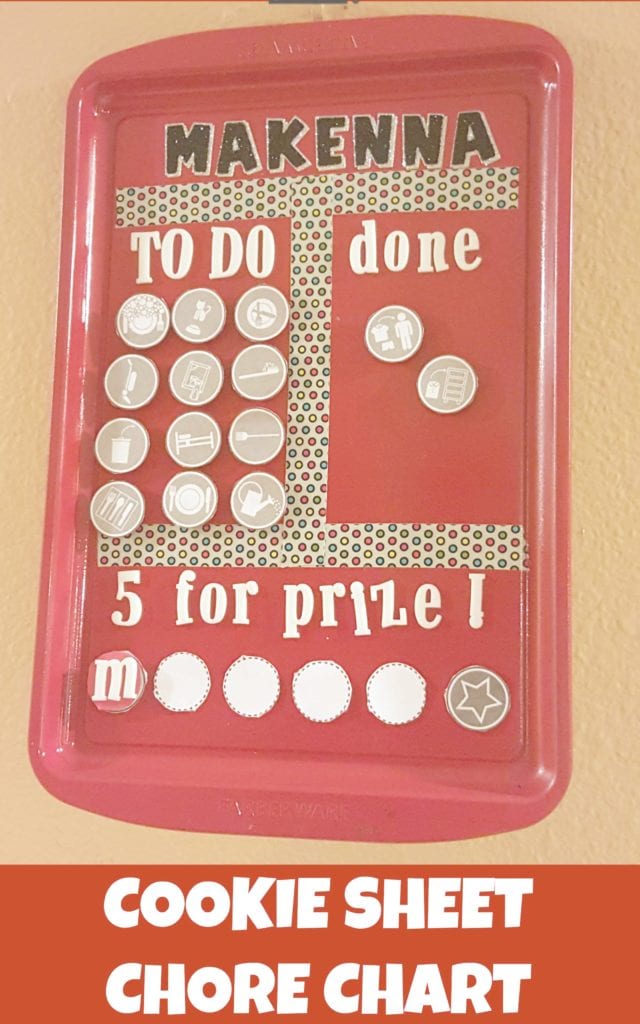 Download Make a Kids Chore Chart from a Cookie Sheet - Recycled Fun