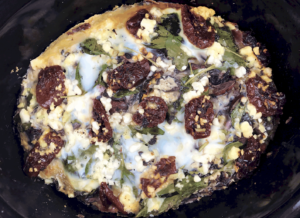 Slow Cooker Greek Breakfast Casserole Recipe perfect weekend dish