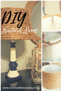 Turn an Old Lamp to Nautical Decor