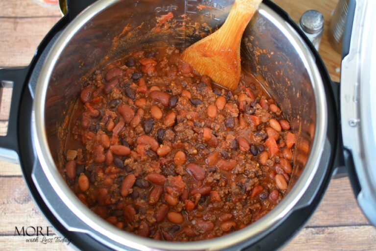 10 Minute Chili Quick, Healthy and Delicious Recipe for Your Instant Pot