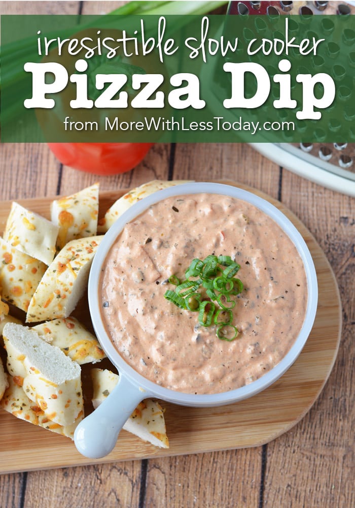 Irresistible Slow Cooker Pepperoni Pizza Dip Perfect for the Big Game!