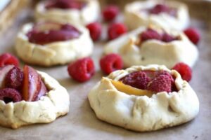 Plum Raspberry Galettes - By- Delicious Obsessions