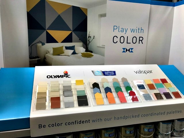 Lowe's paint handpicked coordinated palettes