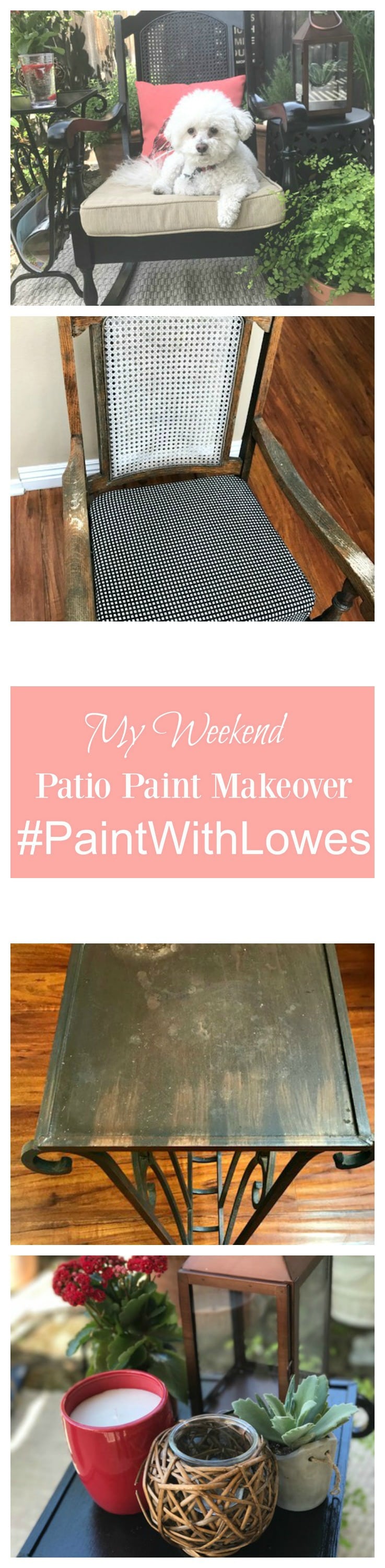 My Affordable Weekend Patio Paint Project