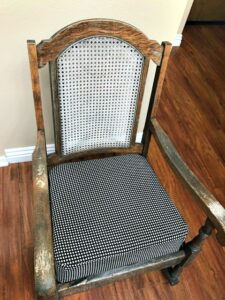 old rocking chair Lowe's paint