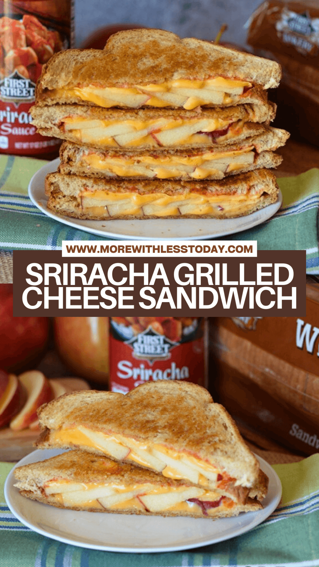 Sriracha Grilled Cheese Sandwich - PIN