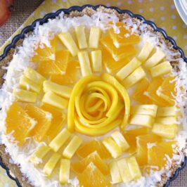 This foolproof tropical tart recipe requires no baking and is easy to make.