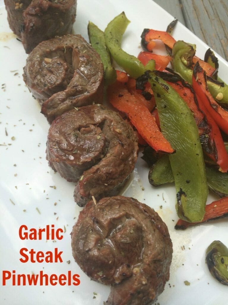 Garlic Steak Pinwheels from NepaMom