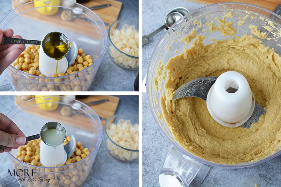 Easy Homemade Hummus from Garbanzo Beans