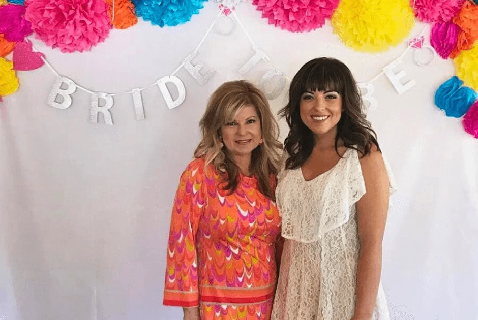 Lori and her daughter, Natalie - My Daughter&rsquo;s Fiesta Bridal Shower
