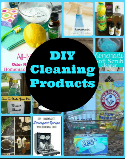 DIY Cleaning Products "recipe" roundup