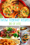 Easy Dinner Ideas You Can Make for $10 PIN