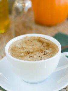 Pumpkin Spice Coconut Latte from Cook Eat Paleo