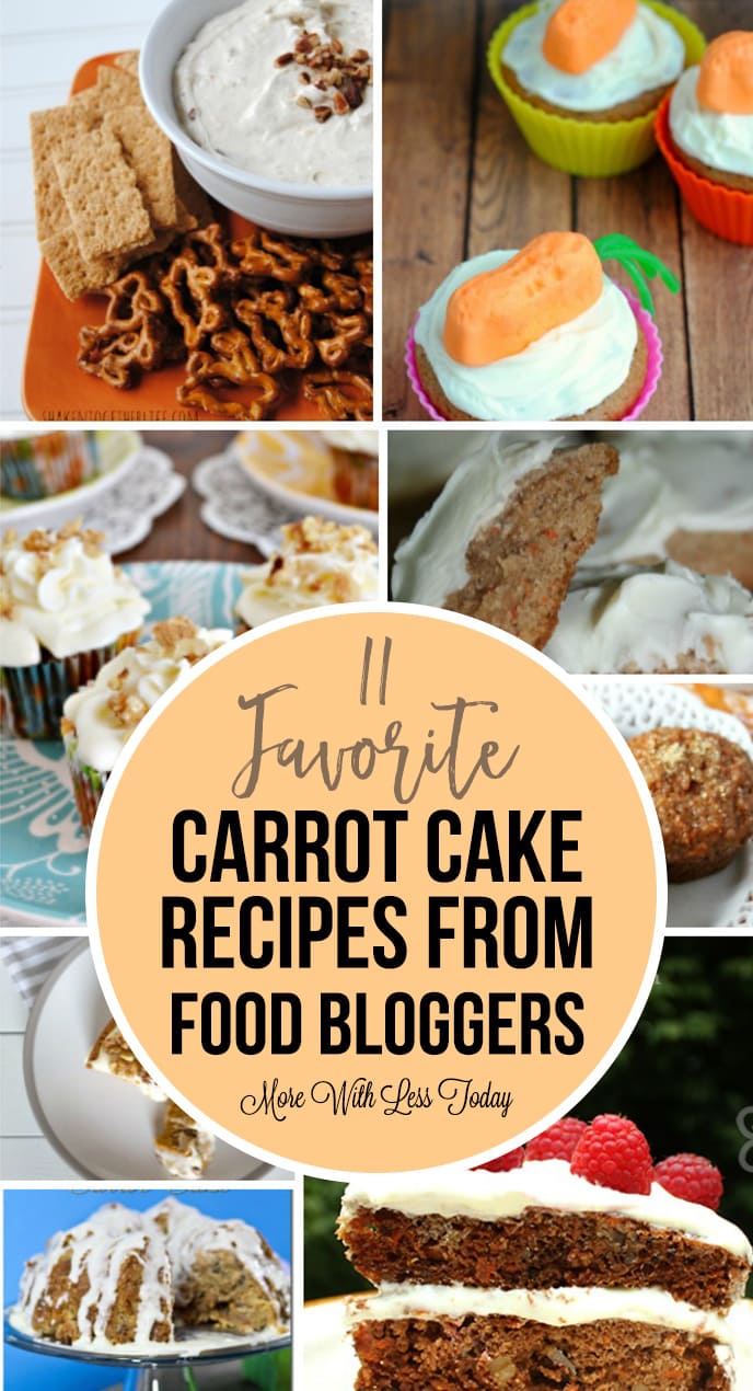 Favorite Carrot Cake Recipes: Unforgettable Recipes (Moist, GF, Carrot Cake Cupcakes &#038; More!)