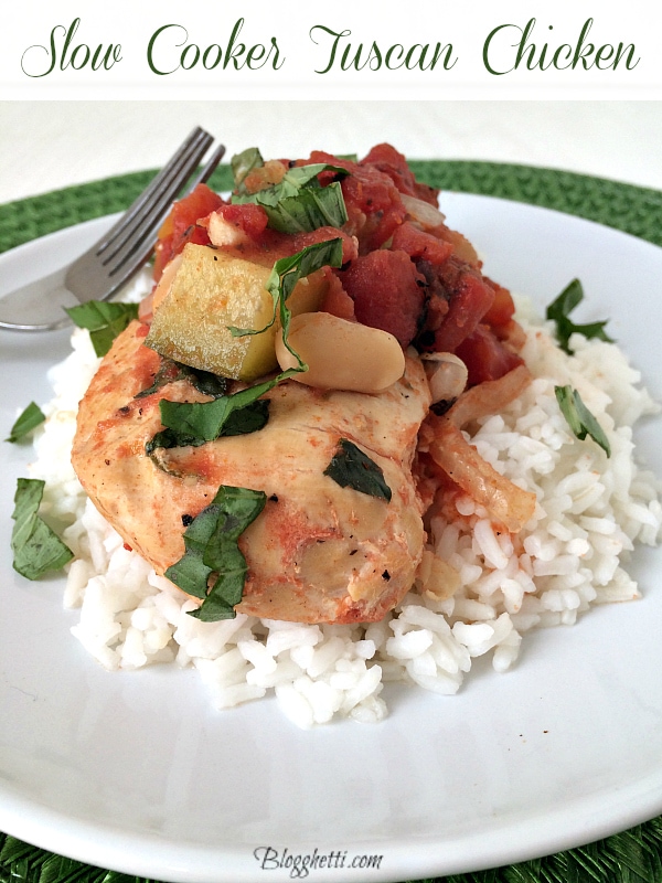 Slow Cooker Tuscan Chicken from Blogghetti