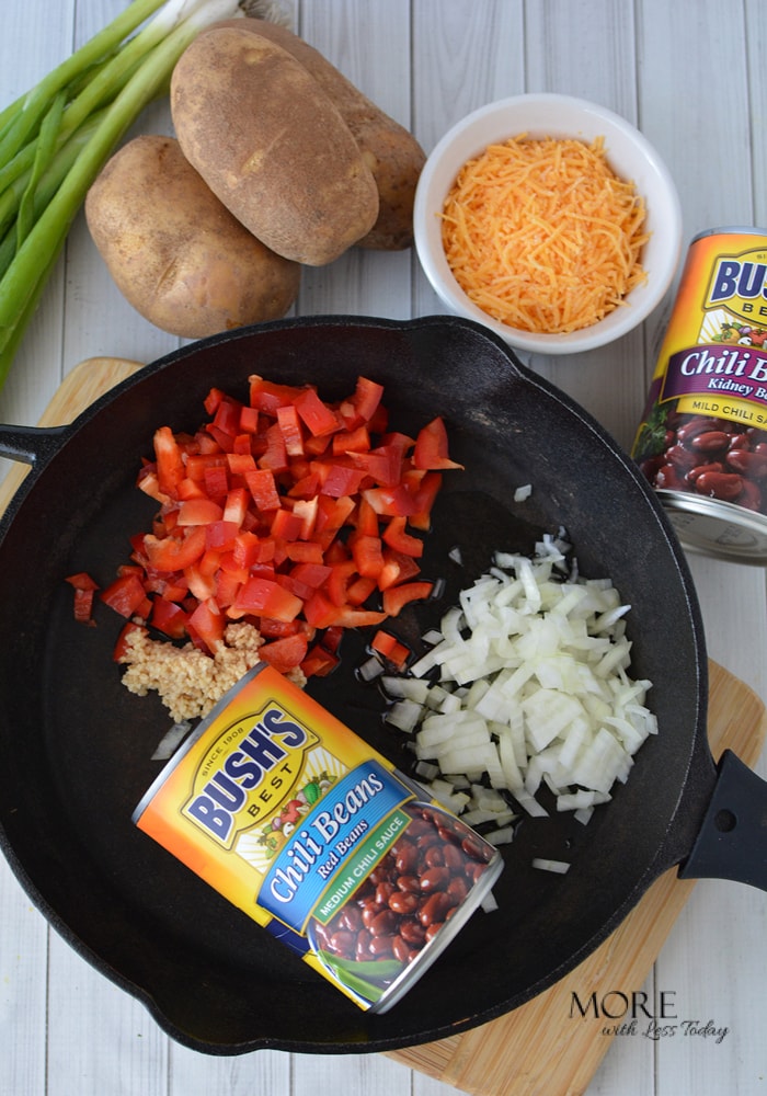 Chili, Beans, and Baked Potato Recipe