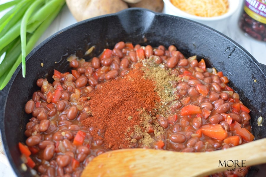Chili, Beans, and Baked Potato Recipe Game Day Grub