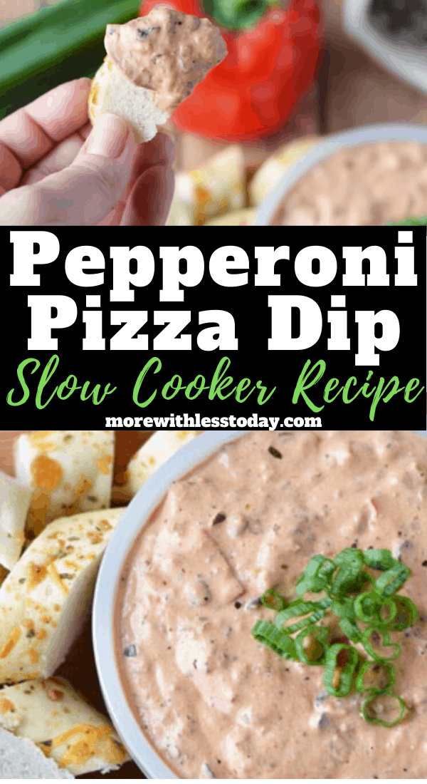Tasty Pepperoni Pizza Dip Made in a Slow Cooker